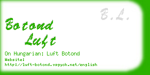 botond luft business card